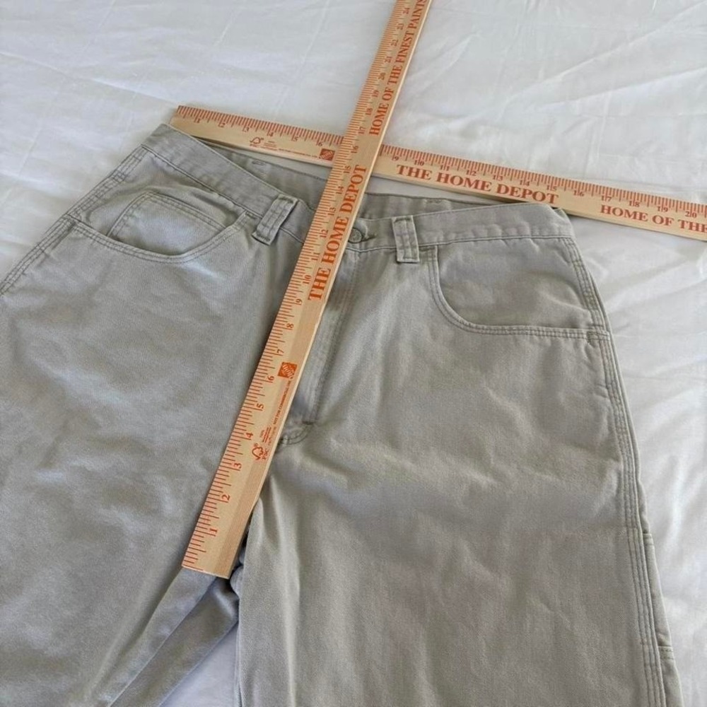Vintage Wrangler Cream/Light Tan colored Jean shorts/jorts - Picture 4 of 7